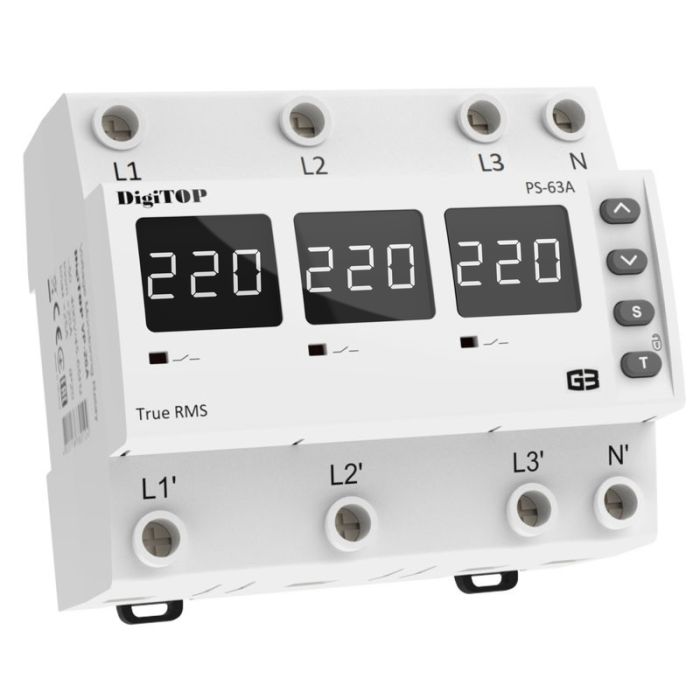 Перемикач фаз PS-63A M6W DigiTOP