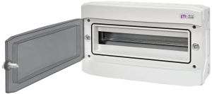 Щит пластиковий на 18 автоматів для зовнішнього монтажу ECH 18PT, IP65, ETI [001100350]