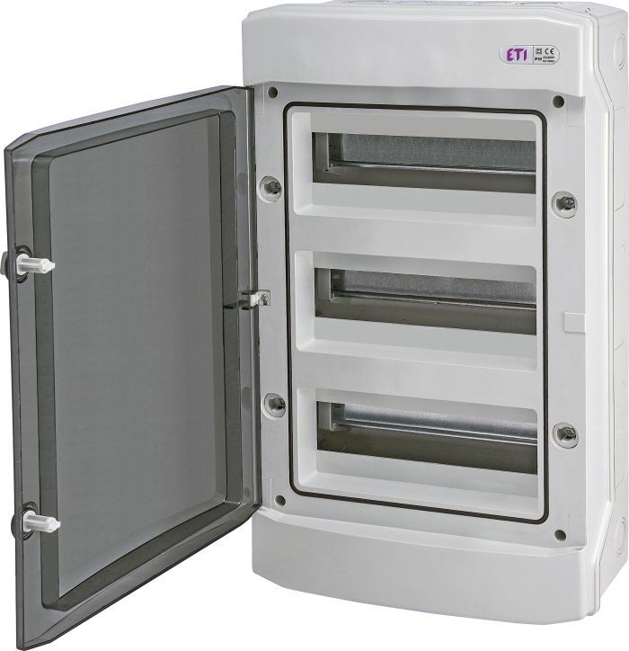 Щит пластиковий на 36 автоматів для зовнішнього монтажу ECH 36PT, IP65, ETI [001101064]