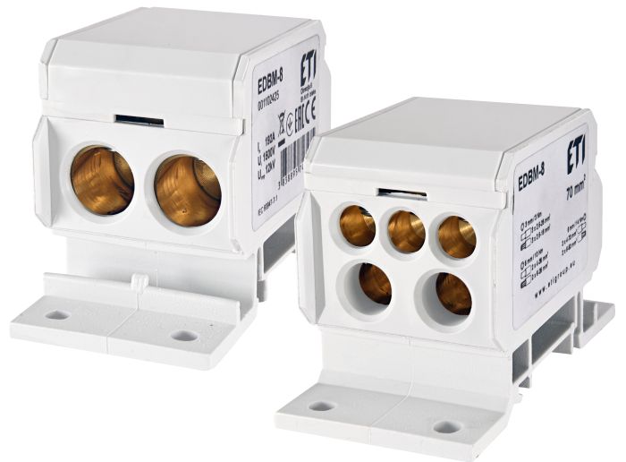 Блок розподільчий EDBM-8, 192А, 1500V, AC/DC, ETI [001102425]