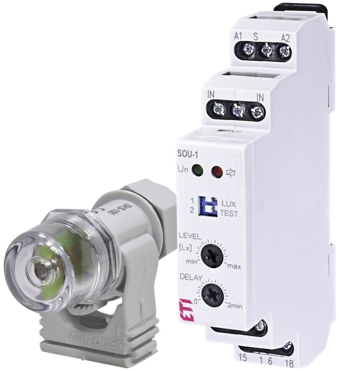 Сутінкове реле SOU-1 230V AC (1x16A_AC1), ETI [002470011]