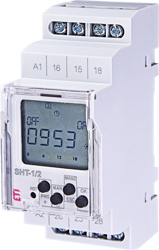 Програмоване цифрове реле SHT-1/2 230V AC (2x16A_AC1), ETI [002470053]