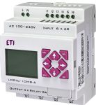 Програмоване реле LOGIC-10HR-A, 100-240V AC (6I/4O-Rele), ETI [004780001] (знято з виробництва)