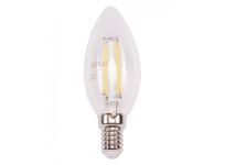Лампа C35, 4 Вт, E14, 4000К, Luxel [071-N]