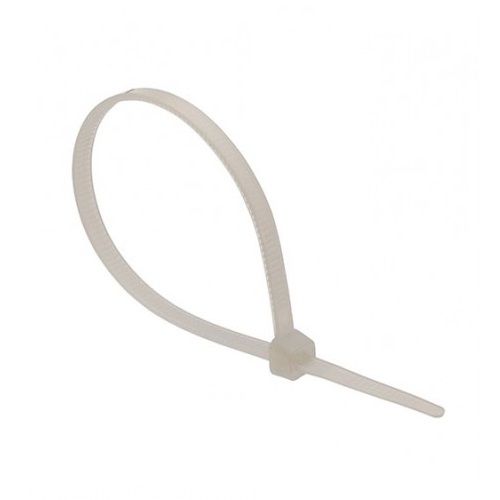 Стяжка кабельна (хомут) біла 8х450 (7.6х450мм) (100шт), TAKEL [502045]