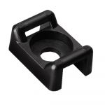 Площадка під гвинт для стяжки кабельної чорна 12.7х17.8 (100 шт), TAKEL [502256]