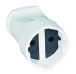 Розетка штепсельна без з/к, білий, Makel [10004]