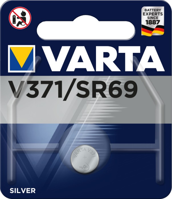 Батарейка V 371 1 шт, Varta [371101111]