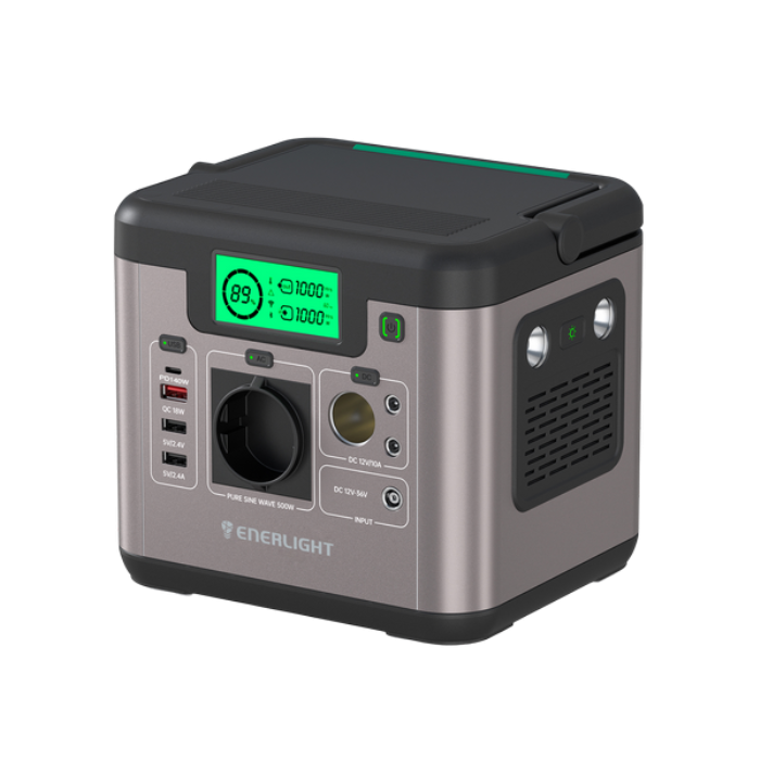 Портативна зарядна станція PowerGo 500, Enerlight