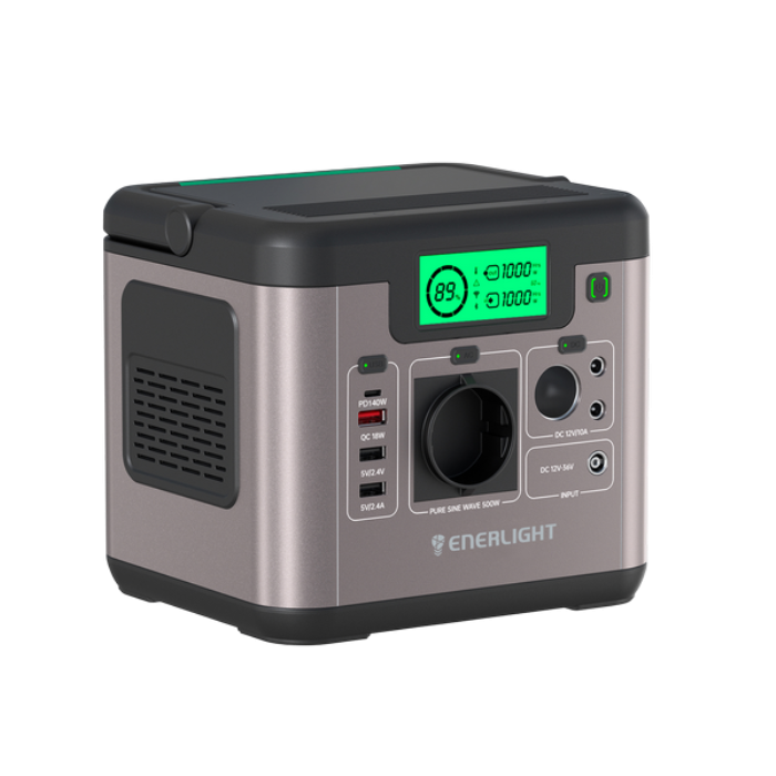 Портативна зарядна станція PowerGo 500, Enerlight