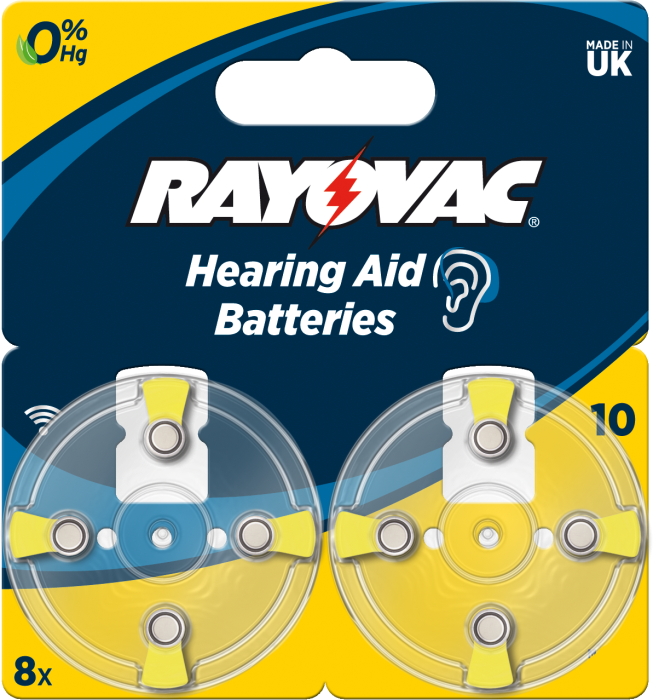 Батарейка Rayovac 10, BLI 8 шт, Varta [4610745418]