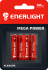 Батарейка Mega Power AAA, BLI 4 шт, Enerlight [90030104]