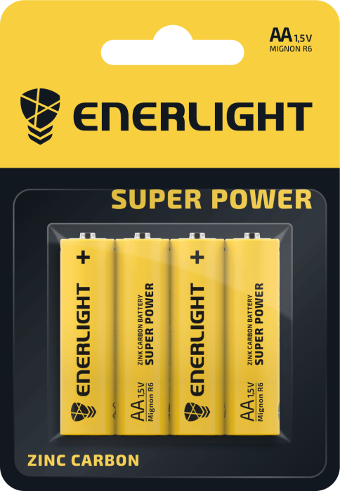 Батарейка Super Power AA, BLI 4 шт, Enerlight [80060104]