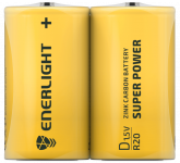 Батарейка Super Power D, FOL 2 шт, Enerlight [80200202]