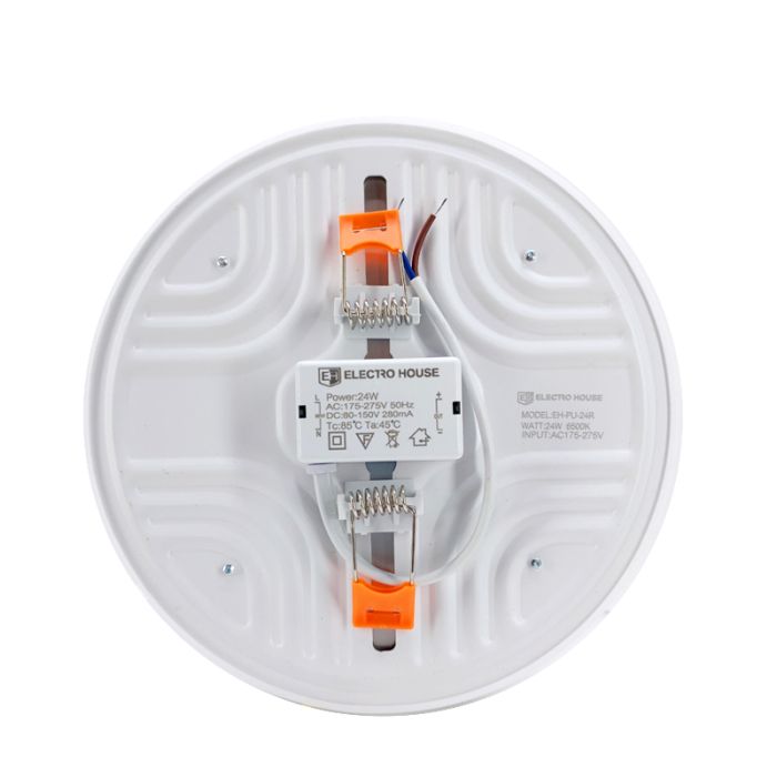 LED панель кругла 24 Вт, 4000К, Electro House [EH-PU-24R]