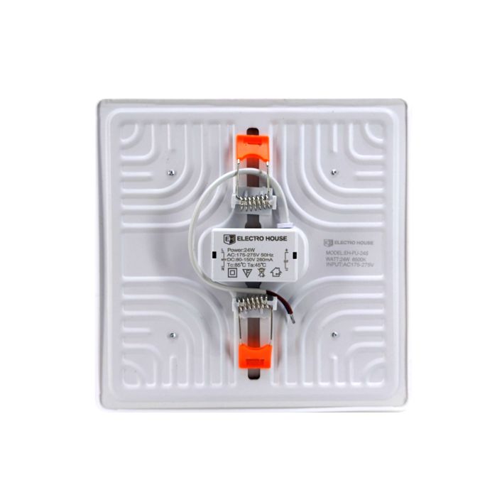 LED панель квадратна 24 Вт, 4000К, Electro House [EH-PU-24S]