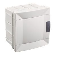 Щит на 4 автомати для прихованого монтажу, з білими дверцятами, Makel [28001219]