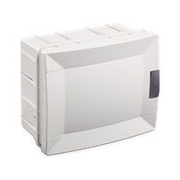 Щит на 6 автоматів для прихованого монтажу, з білими дверцятами, Makel [28001220]