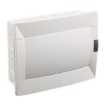 Щит на 12 автоматів для прихованого монтажу, з білими дверцятами, Makel [28001222]