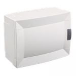 Щит на 8 автоматів для відкритого монтажу, з білими дверцятами, Makel [28001229]