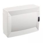 Щит на 12 автоматів для відкритого монтажу, з білими дверцятами, Makel [28001230]