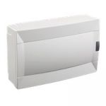 Щит на 16 автоматів для відкритого монтажу, з білими дверцятами, Makel [28001233]