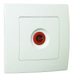 Розетка TV кінцева Lillium Natural Kare, білий, Makel [32001027]