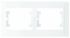 Рамка двомісна горизонтальна Defne, білий, Makel [42001702]