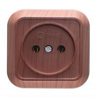 Розетка без з/к Siva Ustu, без шторок, горіх, Makel [45402]