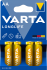 Батарейка Longlife AA, BLI 4 шт, Varta [4106101414]
