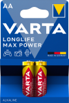 Батарейка Longlife Max Power AAA, BLI 2 шт, Varta [4703101412]