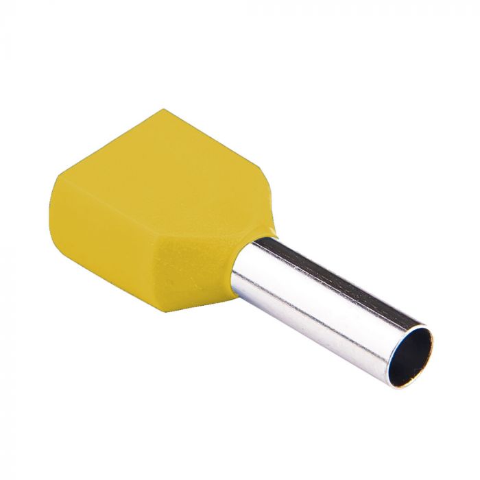 Наконечник втулковий з ізоляцією для 2х проводів TE 6/14 (100 шт), TAKEL [500720]