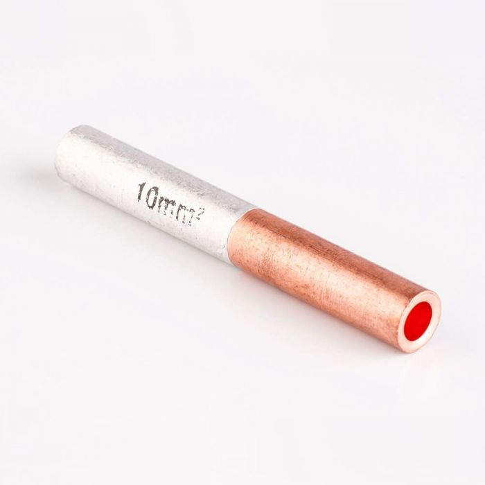 Гільза з'єднувальна мідно-алюмінієва GTL 10, TAKEL [501320]