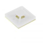 Площадка під стяжку кабельну TM 25х25 (100шт) біла, TAKEL [502211]