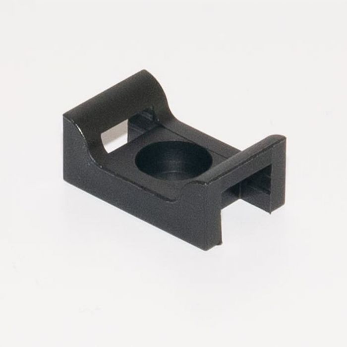 Площадка під гвинт для стяжки кабельної чорна 16х25.4 (100шт), TAKEL [502258]