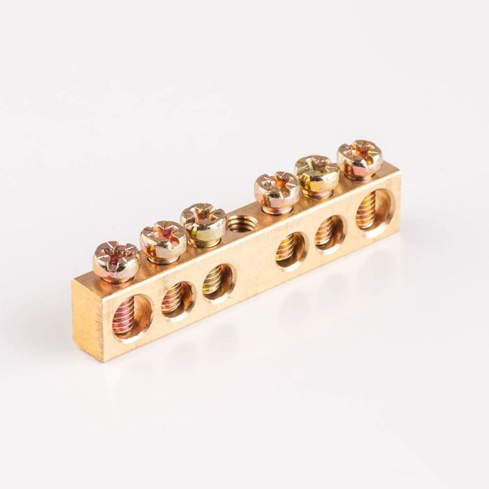 Шина нульова 6/1 6х9, TAKEL [502901]