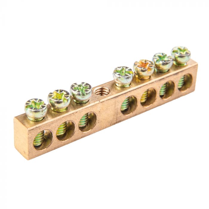 Шина нульова 7/1 6х9, TAKEL [502902]