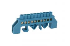 Шина нульова в ізоляторі на Din-рейку HCD 6х9/10, TAKEL [502979с]