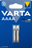 Батарейка AAAA, BLI 2 шт, Varta [4061101402]