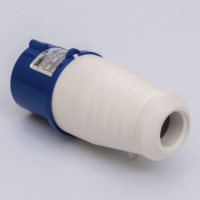 Вилка переносна 013 16А 220В 2Р+Е IP44, TAKEL [503200]