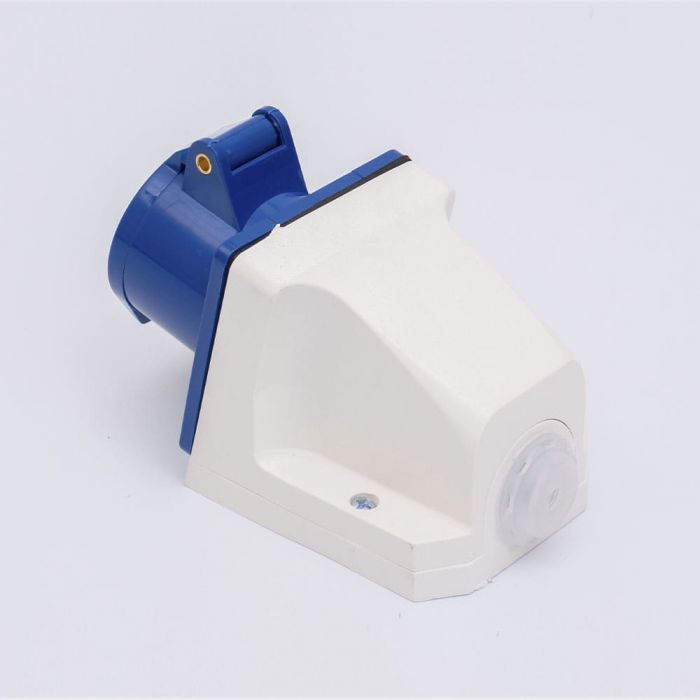 Розетка стаціонарна зовнішня 113 16А 220В 2Р+Е IP44, TAKEL [503201]