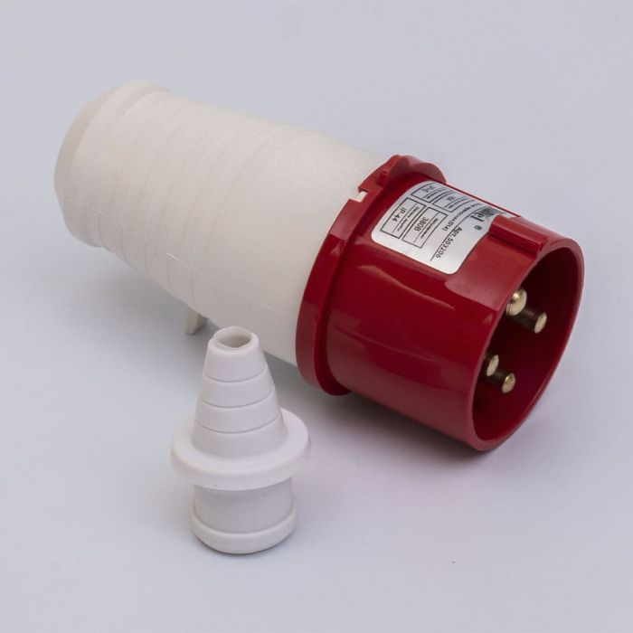 Вилка переносна 014 16А 380В 3Р+Е IP44, TAKEL [503206]