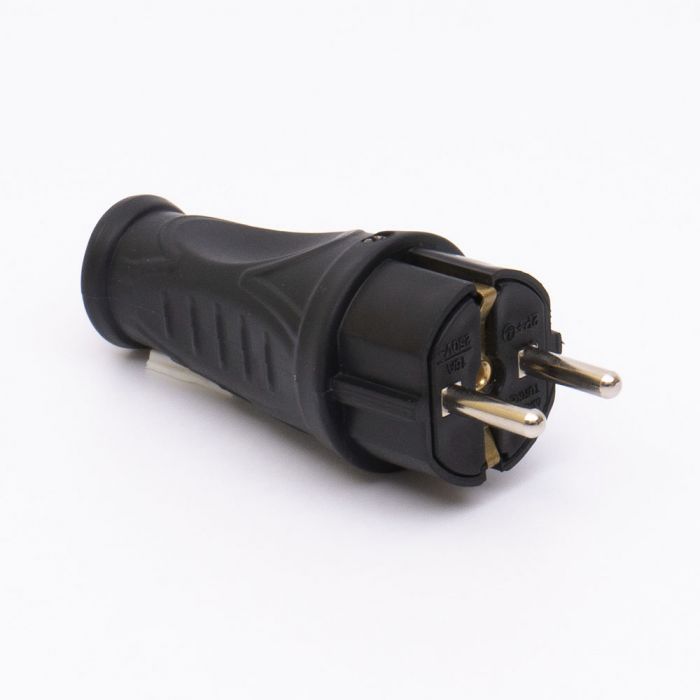 Вилка каучукова пряма 405 2Р+РЕ IP44, TAKEL [503350]