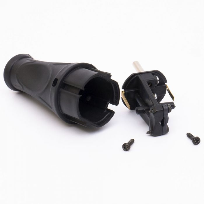 Вилка каучукова пряма 405 2Р+РЕ IP44, TAKEL [503350]