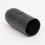 Патрон пластиковий Е14 підвісний, чорний, TAKEL [503713]