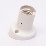 Патрон пластиковий Е27 кутовий, білий, TAKEL [503728]