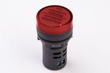 Світлодіодний індикатор AD22-22DS 230v АC/DC, червоний, TAKEL [505009к]