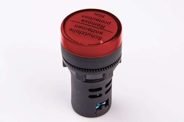 Світлодіодний індикатор AD22-22DS 230v АC/DC, червоний, TAKEL [505009к]