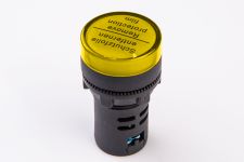 Світлодіодний індикатор AD22-22DS 230v АC/DC, жовтий, TAKEL [505009ж]