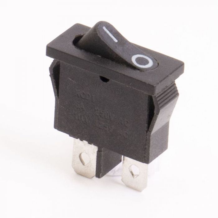 Перемикач клавішний КП-1 220В, чорний, TAKEL [505400ч]